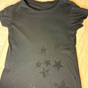 Zadig & Voltaire stars t-shirt. Black. XS.